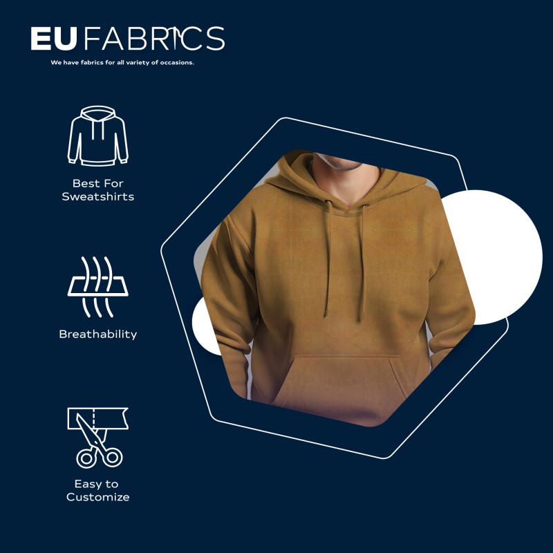 Stretch Suede Fabric Tobacco