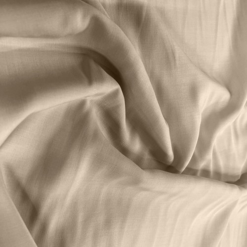 100% Cottton Taupe Fabric To Clear Peach 1