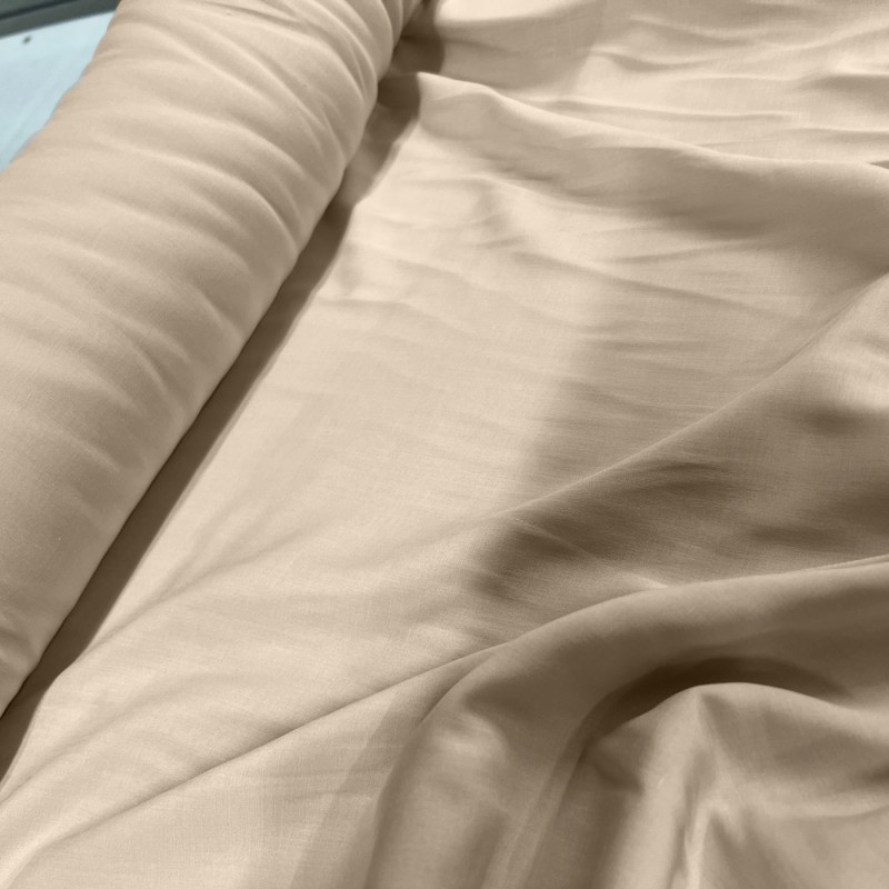 100% Cottton Taupe Fabric To Clear Peach 3