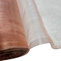 Crystal Organza Fabric Peach 4