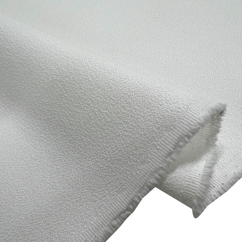 Crepe Upholstery Fabric  Off White 4