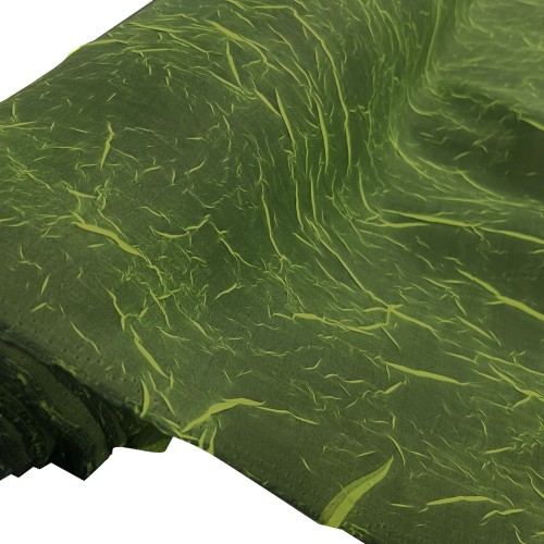 Plyester Green Fleck Fabric2