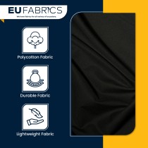Budget Polycotton Black1
