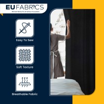 Budget Polycotton Black1