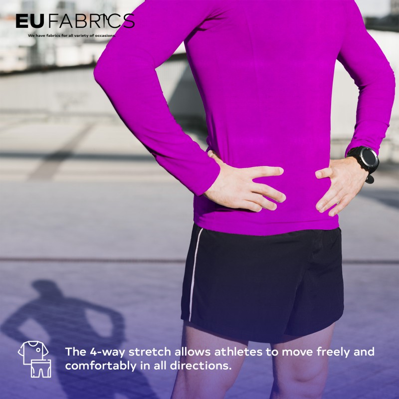 Lycra Fabric Purple