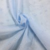 3 Hole Broderie Anglaise Fabric Sky Blue