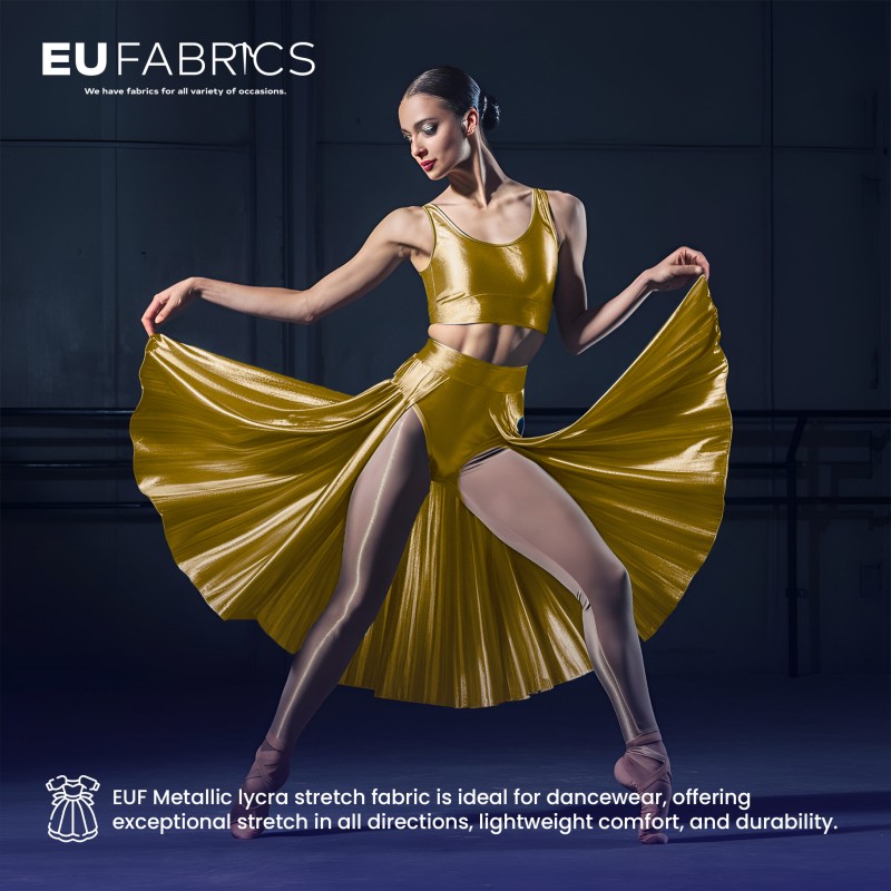 Matallic Lycra Gold2
