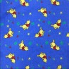 100% Brushed Cotton Fabric Teddy Bears Blue