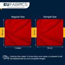 100% Cotton Interlock Jersey Red