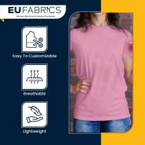 100% Cotton Interlock Jersey Red