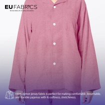 100% Cotton Interlock Jersey Red