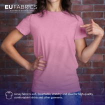 100% Cotton Interlock Jersey Red