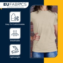 100% Cotton Interlock Jersey Red