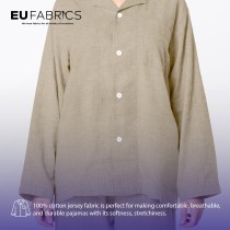 100% Cotton Interlock Jersey Red