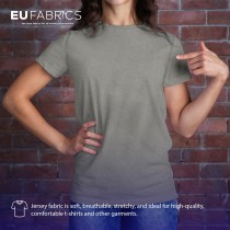 100% Cotton Interlock Jersey Red