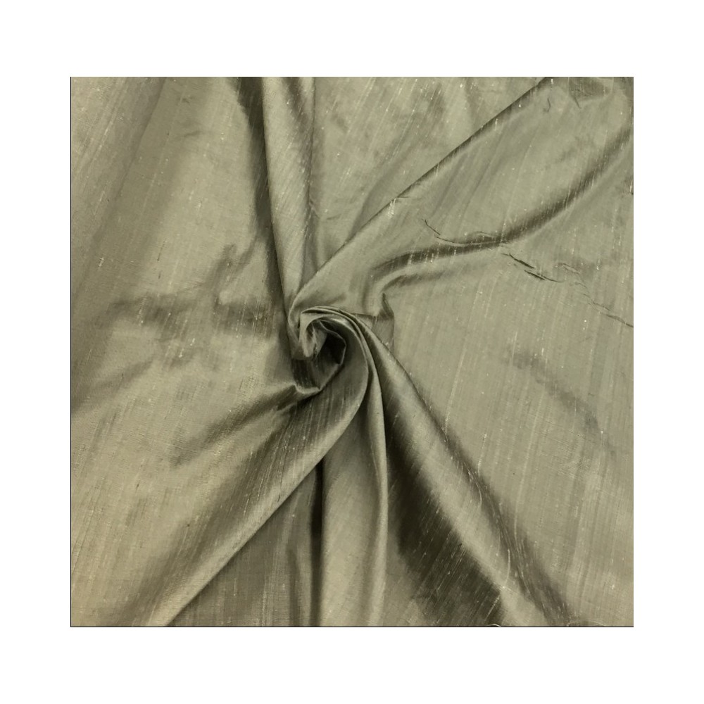 100% Pure Silk Dupion wide width Olive