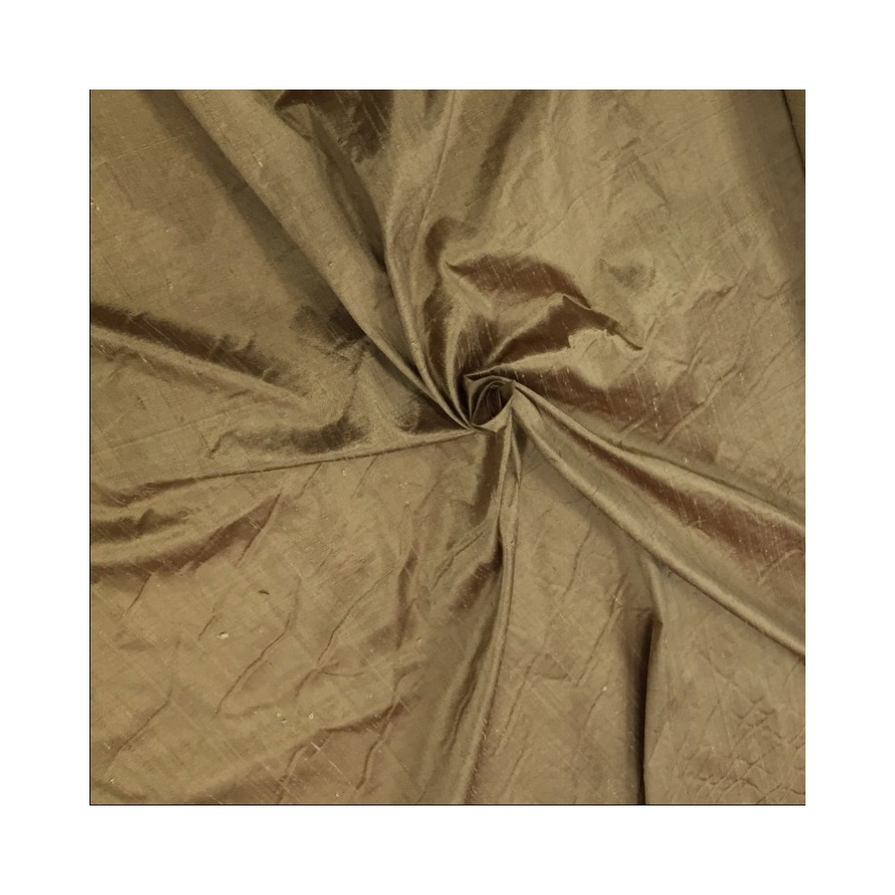 100% Pure Silk Dupion wide width Rich Gold