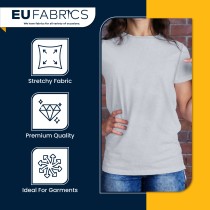 100% Cotton Interlock Jersey Red