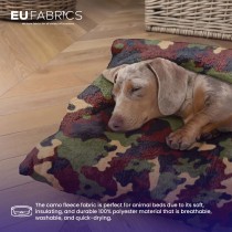 Camouflage print Fleece Fabric Camo