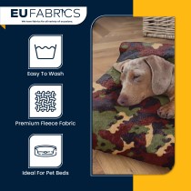 Camouflage print Fleece Fabric Camo