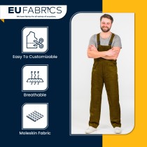 Moleskin Fabric Black 3