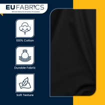 Moleskin Fabric Black 3