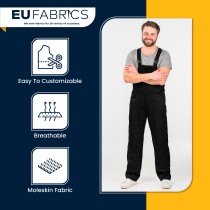 Moleskin Fabric Black 3