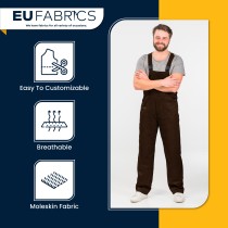 Moleskin Fabric Black 3