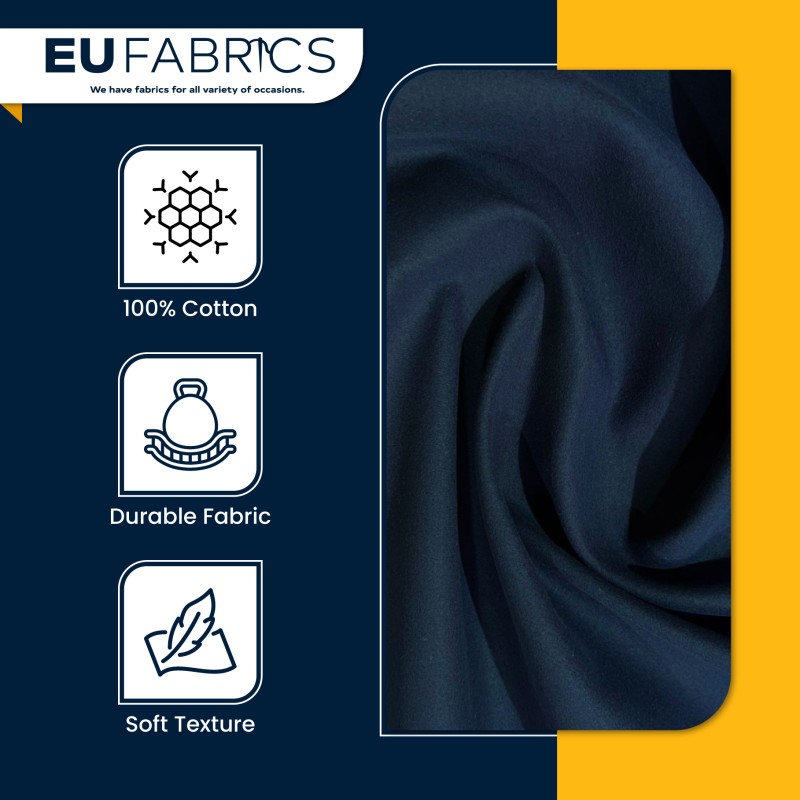 Moleskin Fabric Black 3