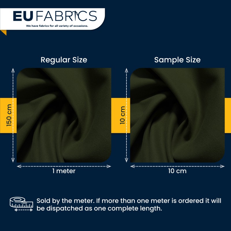 Moleskin Fabric Black 3