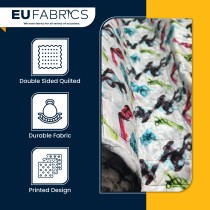 Waterproof Quilted Fur Black Backing 5