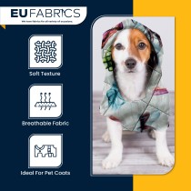 Waterproof Quilted Fur Black Backing 5