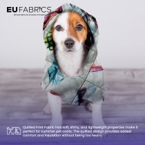 Waterproof Quilted Fur Black Backing 5