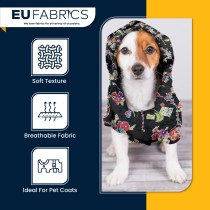 Waterproof Quilted Fur Black Backing 5