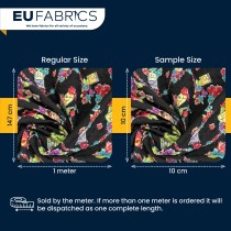 Waterproof Quilted Fur Black Backing 5