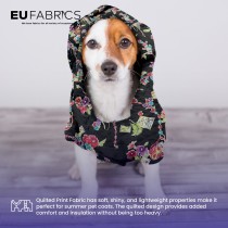 Waterproof Quilted Fur Black Backing 5