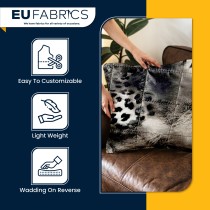 Waterproof Quilted Fur Black Backing 5