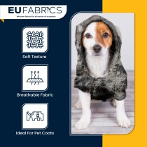 Waterproof Quilted Fur Black Backing 5