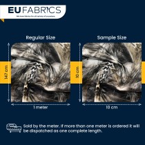 Waterproof Quilted Fur Black Backing 5