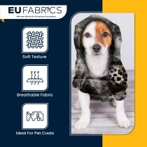 Waterproof Quilted Fur Black Backing 5