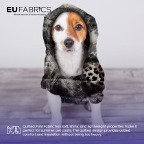 Waterproof Quilted Fur Black Backing 5