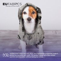 Waterproof Quilted Fur Black Backing 5