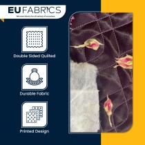 Waterproof Quilted Fur Black Backing 5