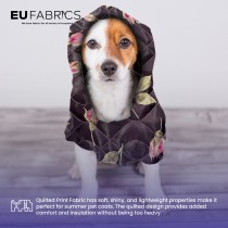 Waterproof Quilted Fur Black Backing 5