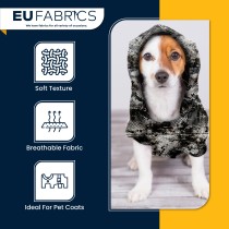Waterproof Quilted Fur Black Backing 5