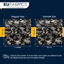 Waterproof Quilted Fur Black Backing 5