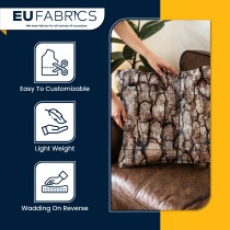 Waterproof Quilted Fur Black Backing 5