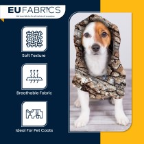 Waterproof Quilted Fur Black Backing 5