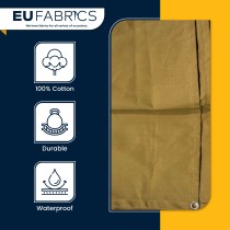 140z Waterproof 100% Cotton Canvas Tarpaulin CoversTan1