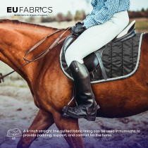 Black Straight Line Quilted Fabric Lining